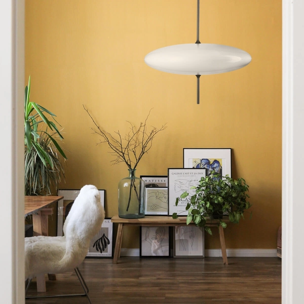 Lampa wisząca Piatto ST-9222P WB Step elipsa owalna do jadalni biała