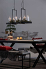 Rustykalna LAMPA belka TRAY 106124 Markslojd metalowa OPRAWA wisząca LED 9W 3000K zwis prostokątny biały