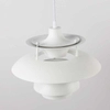 Lampa zawieszana do jadalni Retro ABR-APPLE-W Abruzzo industrialna biała
