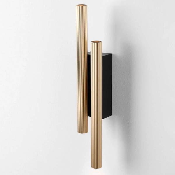 Podłużna lampa ścienna VELASCO LE44925 LED 15W 3000K tubki złote