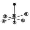 Przydymiona lampa sufitowa Sarius 6236 TK Lighting grafitowa czarna