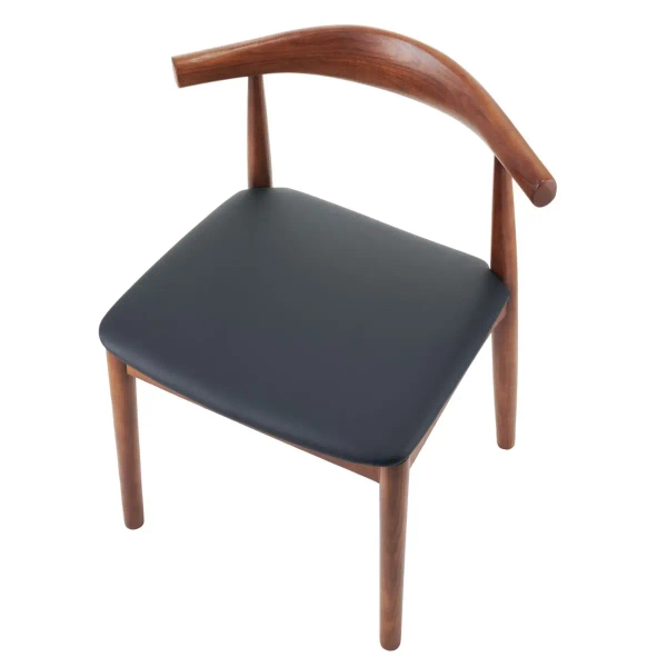 Krzesło drewniane Classy MH-003CH-W Moose Home do jadalni orzechowe