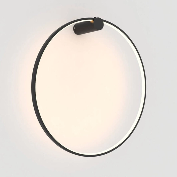Loftowa LAMPA ścienna MIRROR LP-999/1W S BK Light Prestige metalowa OPRAWA kinkiet LED 35W 3000K do łazienki IP44 czarny