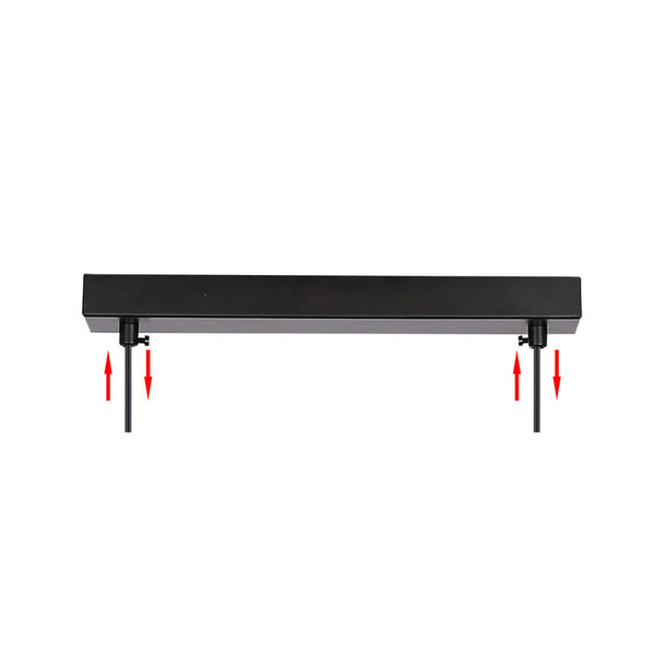 Lampa wisząca nad wyspę Aspa 32-00590 Candellux szklane klosze brązowe