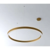 Ring podwieszany Circle ST-8848-100 Step LED 104W 3000K nad stół mosiądz