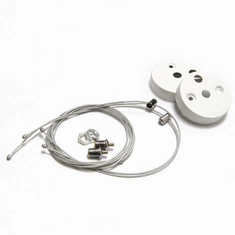 LAMPA wisząca FLARA 03631 Ideus metalowa OPRAWA prostokątny zwis LED 24W 4000K geometryczny biały