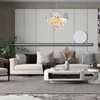 Kryształowy żyrandol Carisma ML8889 Milagro do salonu glamour chrom