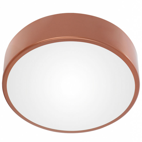 Okrągła lampa przysufitowa 137623620163 metalowa IP54 miedź