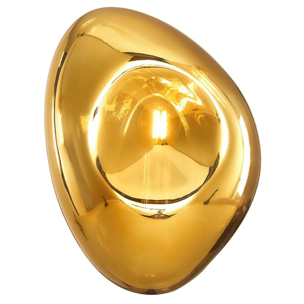 Lampa ścienna Mablell MOD306WL-01G połyskujący złoty