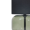 Lampka nocna z abażurem Dorme TB-63748-BL-GR Italux czarny zielony