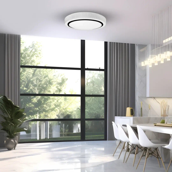 Sufitowy plafon do jadalni MIRI ML8498 490mm LED 34W 4000K biały
