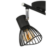 2-punktowa lampa ścienna Fly 92-61898 z regulacją czarny