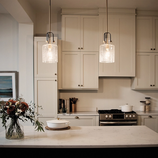 Lampa wisząca loft QN-KITNER-P-NBR do jadalni mosiądz