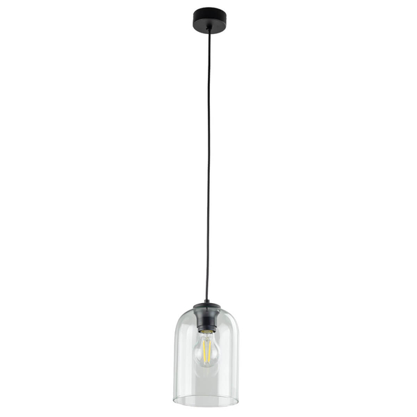 Lampa wisząca nad stół Molly 10298 do kuchni szklana zielona czarna