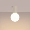 Łazienkowa lampa sufitowa HALO SL.1718 kulista IP44 biała kaszmirowa