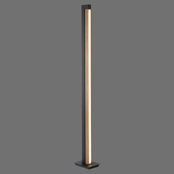 Podłogowa lampa PURE-LINES brązowa antracyt 451-79 1xLED 21W CCT z pilotem