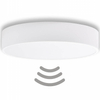 Biała lampa natynkowa 137623600066 sufitowa z czujnikiem ruchu IP54 okrągła