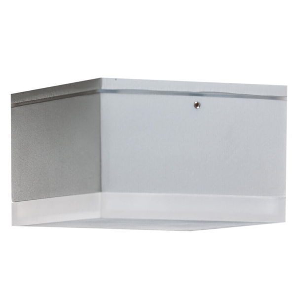 Tarasowa lampa sufitowa APULIA AZ4337 LED 8W 3000K IP54 kwadratowa biały