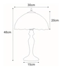 Lampa stołowa Fruit K-G12550 witraż owoce multikolor