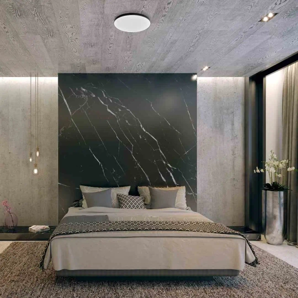 Lampa sufitowa do łazienki SLIMI 24W ML9089 LED 24W 4000K IP40 czarny