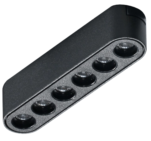 Ledowa lampa do systemu szynowego Sangria AZ5272 6W 3000K 1-faz czarna