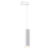 Szynowa lampa wisząca 1-fazowa Pipe Ring Track ML2078 tubka biały