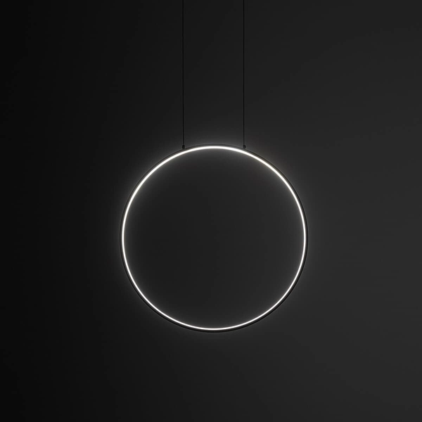 Lampa wisząca do salonu ring Circolo 10810 Nowodvorski LED 18W 3000K czarna