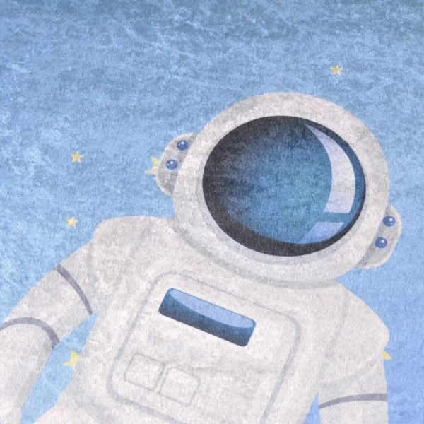 Prostokątny dywan dziecięcy Kosmonauta 322890 kosmos kolorowy