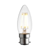 Świecznikowa żarówka B22 112118 LED 4W 2700K ściemnialna przezroczysta