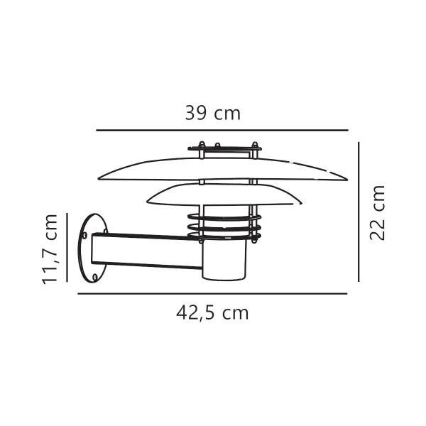 Kinkiet ścienny zewnętrzny Phoenix 24381030 IP54 miedziany