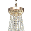 Wisząca LAMPA glamour BELLA DIA750-TT40-WG Maytoni żyrandol OPRAWA kryształowa ZWIS pałacowy ampla złota
