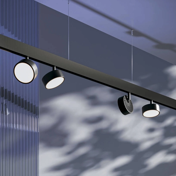 Magnetyczna lampa szynowa sufitowa Rado TR040-2-18W4K LED 18W 4000K czarna