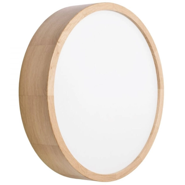 Ekologiczny plafon salonowy 137623622099 drewniany z czujnikiem