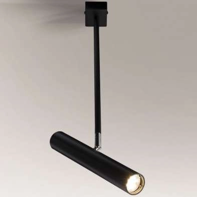 LAMPA sufitowa YABU 2241 Shilo metalowa OPRAWA reflektorowa TUBA regulowana czarna