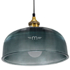 LAMPA wisząca DAVIDE MDM-2916/1 BL Italux szklana OPRAWA zwis niebieski