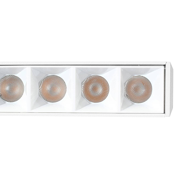 Diodowa lampa magnetyczna szynowa 845 Domeno LED 12W 4000K metalowa biała