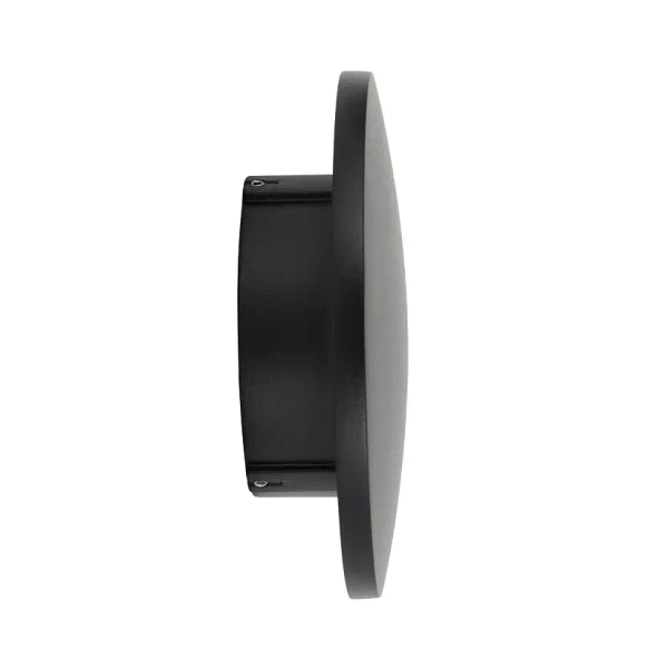 Lampa ścienna okrągła ARIA 11562 LED 6W 3000K koło IP54 czarna