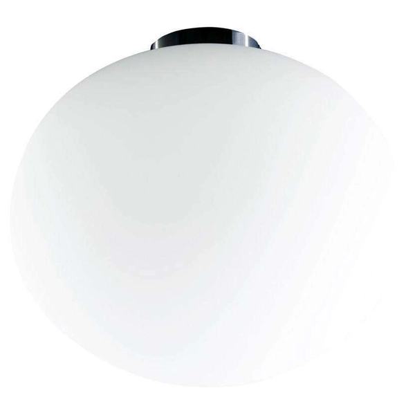 Plafon LAMPA sufitowa Palla 40 Orlicki Design szklana OPRAWA kula ball biała