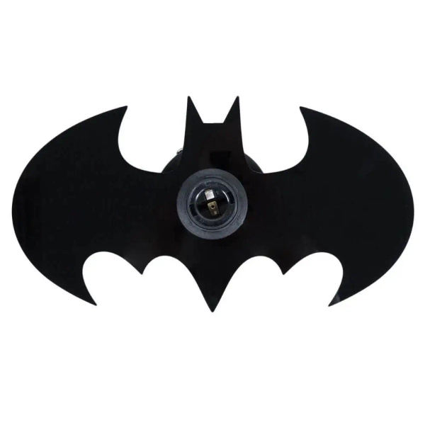 Dziecięca lampa ścienna ORIGAMI-BATMAN2 metalowa nietoperz czarny