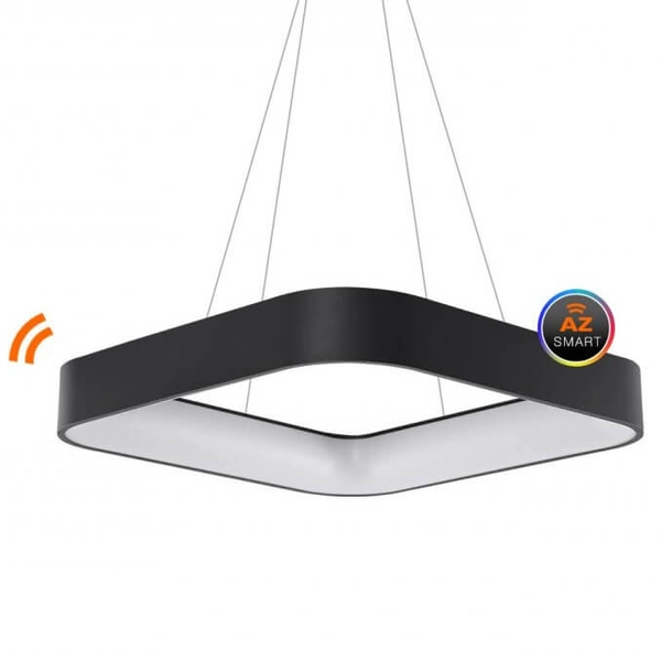 Nowoczesna lampa wisząca Solvent LED 42W wifi czarna