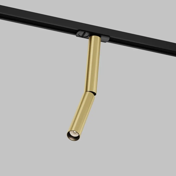 Jednofazowa lampa do szyn Focus Dual TR142-1-6W3K-BS LED 6W 3000K złoty