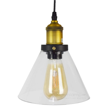 LAMPA wisząca CGSCAN3 COPEL szklana OPRAWA industrialny zwis loft przezroczysty