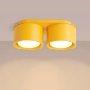 Podwójna lampa sufitowa MODO żółta SL.2475 2xGx53 metalowa tuba