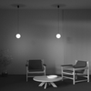 Lampa wisząca LED 5W 3000K nad stół biała czarna Luna OUTLET