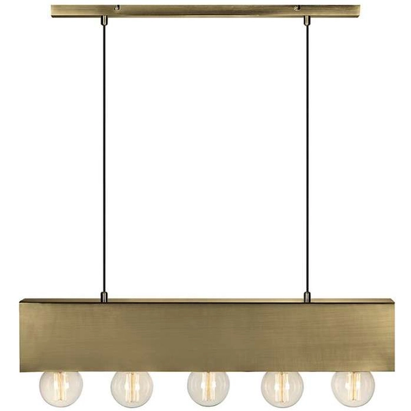 Modernistyczna LAMPA wisząca COUTURE 107037 Markslojd metalowa OPRAWA zwis belka listwa czarna