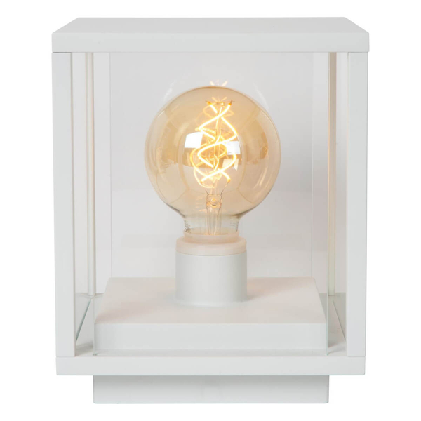 Kwadratowa lampa ścienna Claire 27883/25/31 IP54 za zewnątrz biała