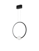 Lampa wisząca ring Fria LE41394 Luces Exclusivas kula LED 256W 3000K czarna