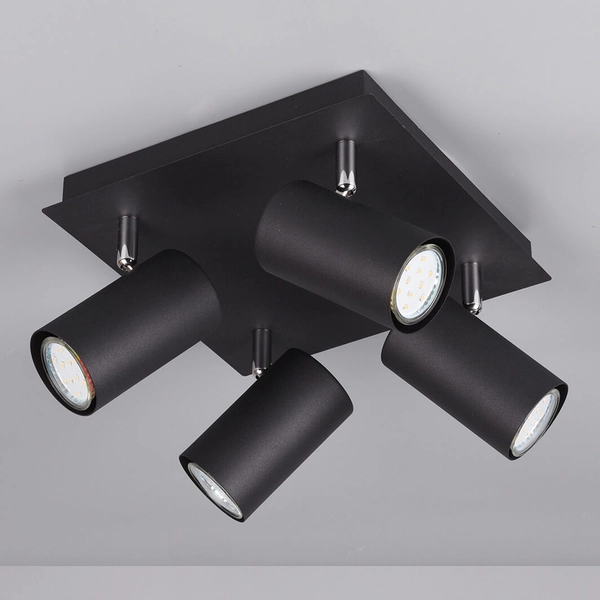 Lampa sufitowa jadalniana VANTOS DL432802430 Trio metalowa czarna