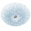 LAMPA sufitowa VEN P-1049/50 dekoracyjna OPRAWA plafon LED 74W kwiat biały