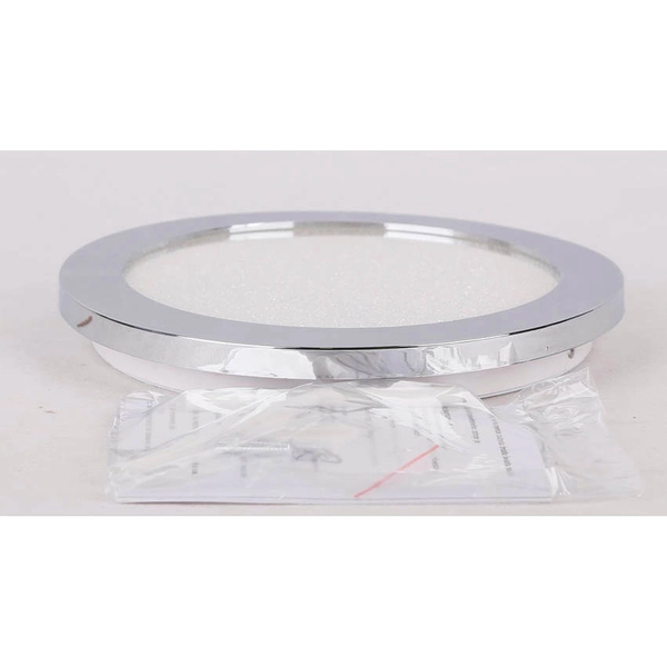 Okrągły plafon do łazienki Pixel 10-67401 LED 12W 3000K IP44 chrom biały